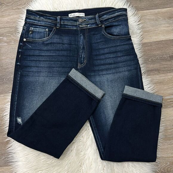KANCAN BLUE JEANS HIGH RISE SIZE 31 - Picture 4 of 11